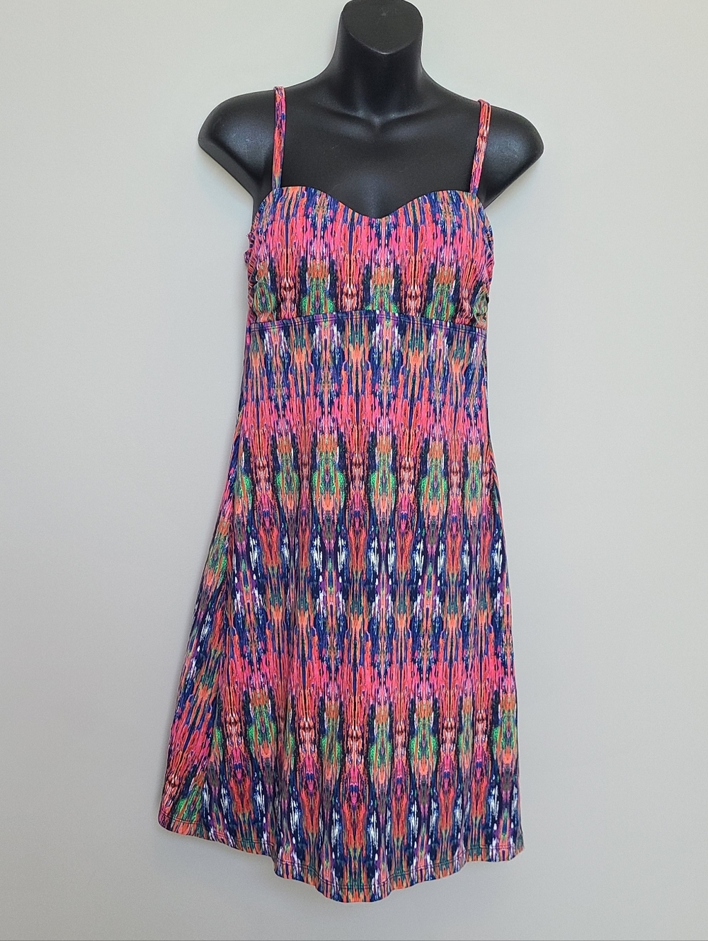Tommy Bahama Size Small Swim Dress Multicolor Ikat Pattern